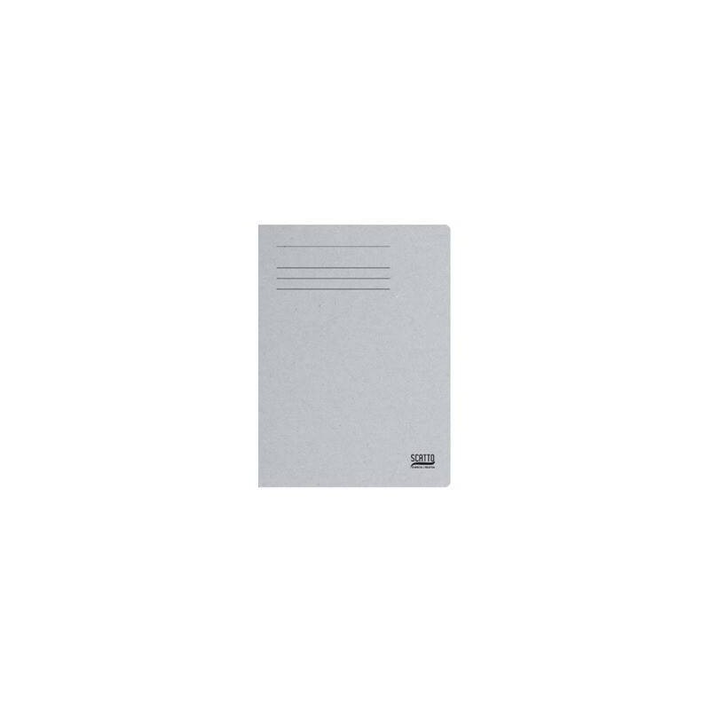 CARTELLINA MANILLA 3 LEMBI 200gr 5pz GRIGIO SCATTO