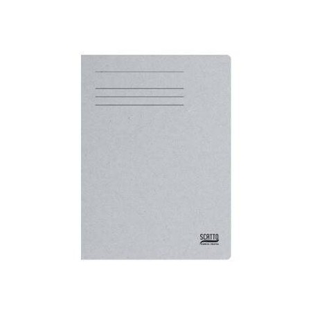 CARTELLINA MANILLA 3 LEMBI 200gr 5pz GRIGIO SCATTO