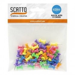 SPILLI CARTOGRAFICI FLUO 60pz