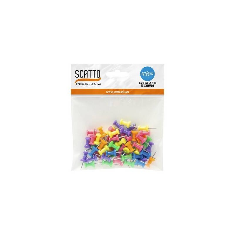 SPILLI CARTOGRAFICI FLUO 60pz