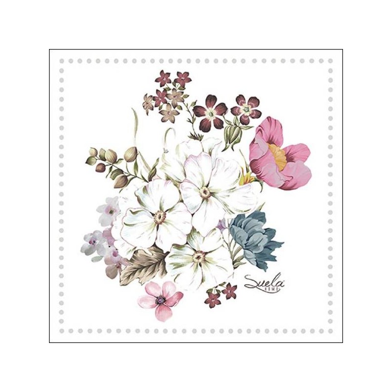 TOVAGLIOLI 33X33 FIORI COLORMIX MEA 20pz