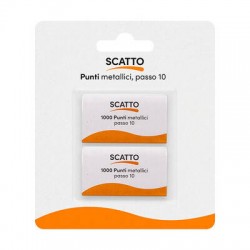 PUNTI METALLICI 2x1000 PASSO 10 SCATTO