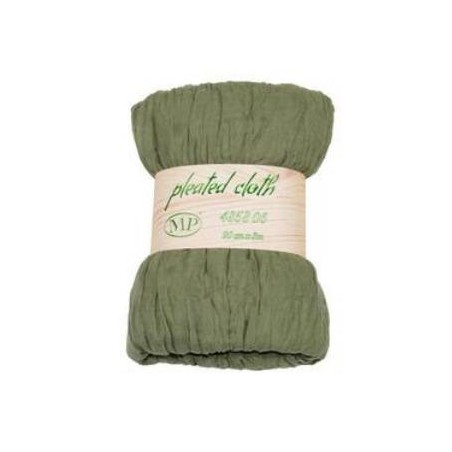 TESSUTO RUNNER PLEATED CLOTH cm90x3mt OLIVE GREEN