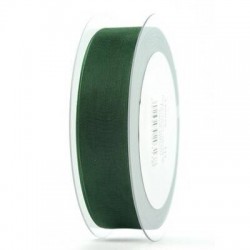 NASTRO ORGANZA mm25x50mt VERDE BOTTIGLIA