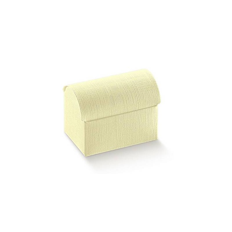 SCATOLA BAULETTO SETA AVORIO 13x9x9,5 10pz