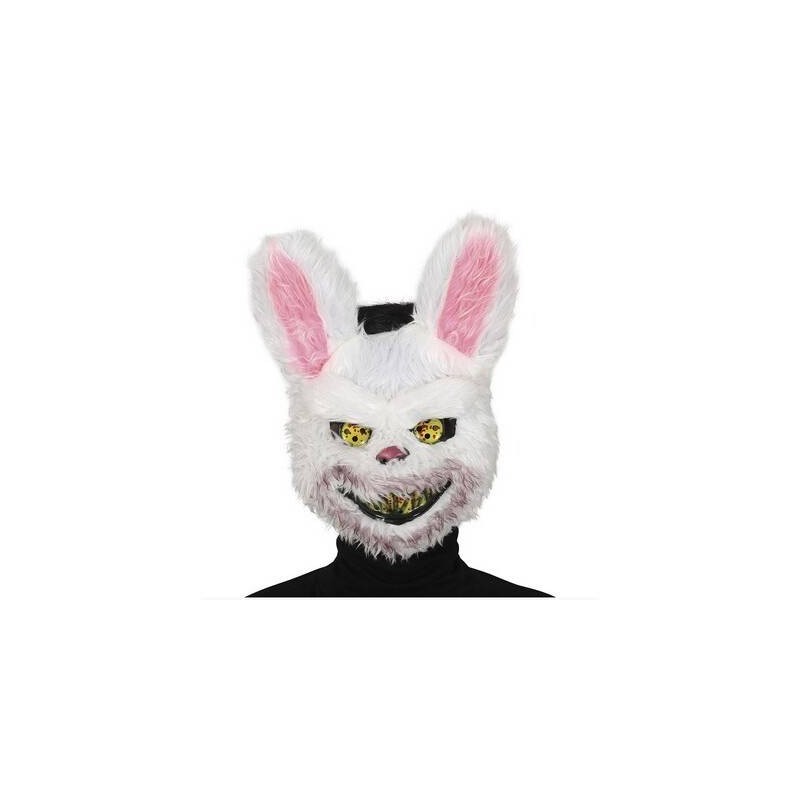 MASCHERA CONIGLIO HORROR C/PELO