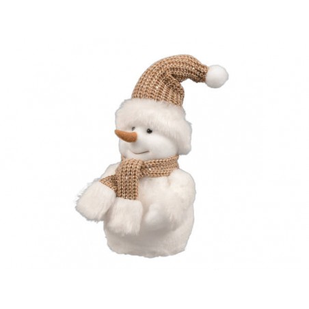 PUPAZZO DI NEVE BIANCO PUPAZZO 16x15x27cm