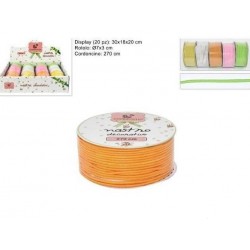 NASTRO IN CORDONCINO 2,70mt COLORI ASS.TI 1pz