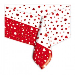 TOVAGLIA PVC PASSION CUORI 140x270cm