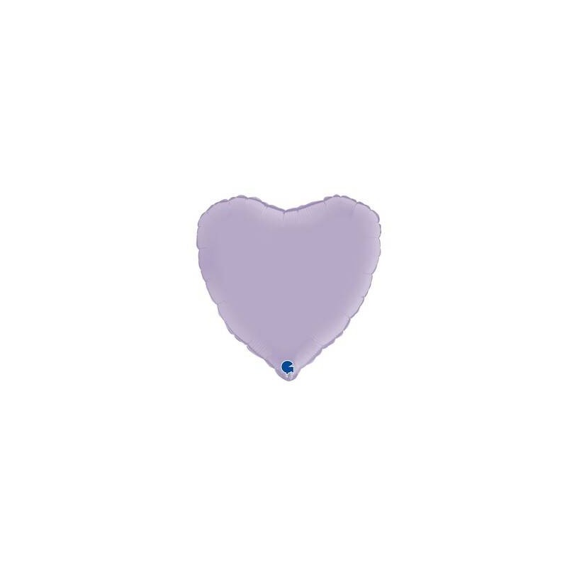 PALLONE MYLAR CUORE LILLA 18 43cm 1pz