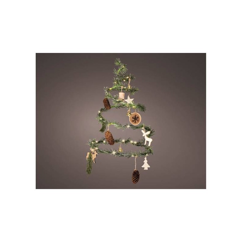 SPIRALE A FORMA ALBERO CON LED ø29 H48cm