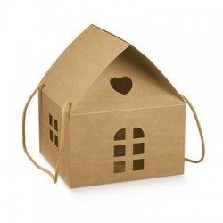 CASETTA C/CORDINI 24,5x24,5x15cm AVANA