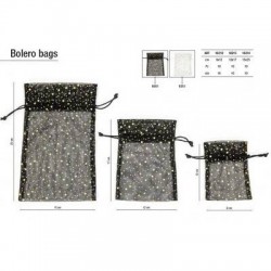 SACCHETTI ORGANZA BOLERO BAGS 15x25 10pz 6301-BIANCO