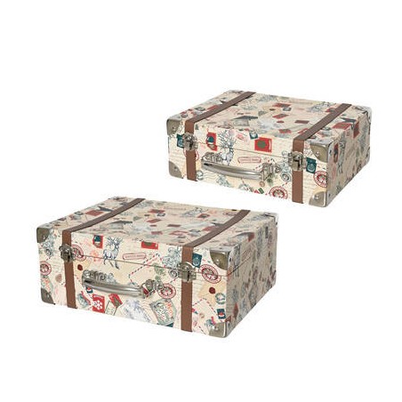 VALIGETTA IN CARTONE LETTER TO SANTA 30x12x23cm