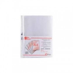 BUSTE TRASPARENTI FORATE A4 MY DESK PPL LISCIO 23x30,5cm 60my 50pz