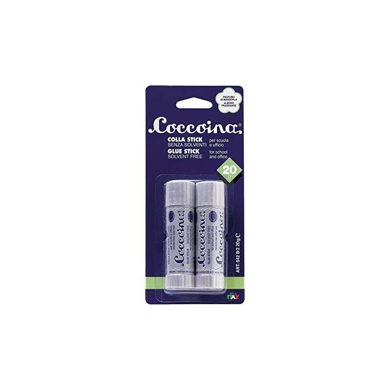 COLLA STICK COCCOINA 642 20gr 2pz BLISTER