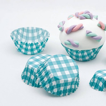 PIROTTINI IN CARTA TEATIME AZZURRO 5,2x3cm 75pz
