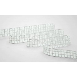 NASTRO RETE LUCIDA mm20x20mt BIANCO OTTICO