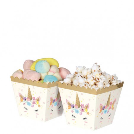SWEETY BOX 6,5x8x6,5cm UNICORNO 6pz