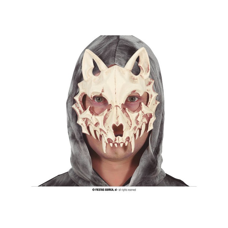 MASCHERA TESCHIO GATTO IN PVC