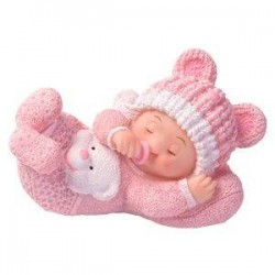 CAKE TOPPER BIMBA PISOLINO