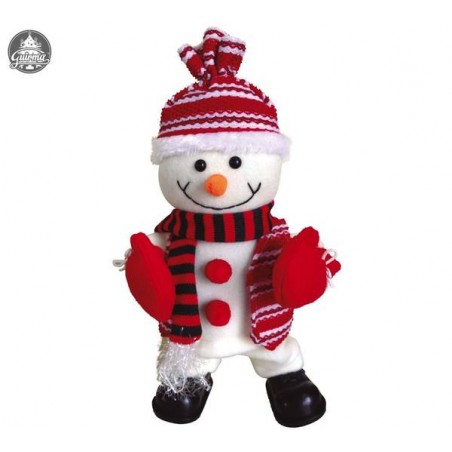 PUPAZZO DI NEVE CHE BALLA CON MUSICA E SUONO 30cm