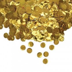 CORIANDOLI IN FOIL ø2cm 50gr ORO METAL