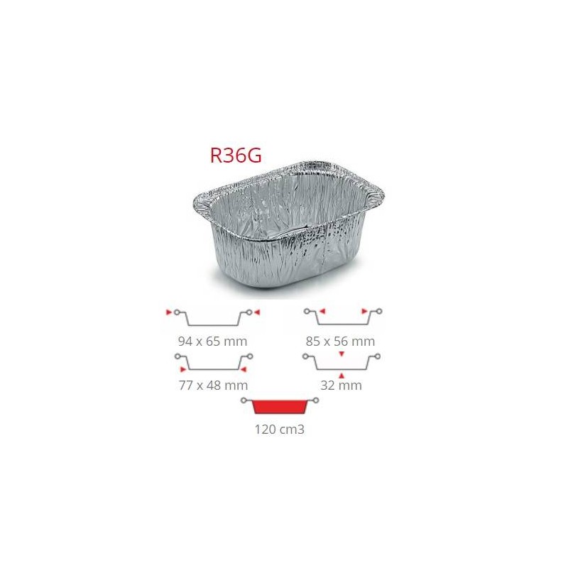 TEGLIA MONOPORZIONE PLUMCAKE R36G - R7G 100pz CONTITAL