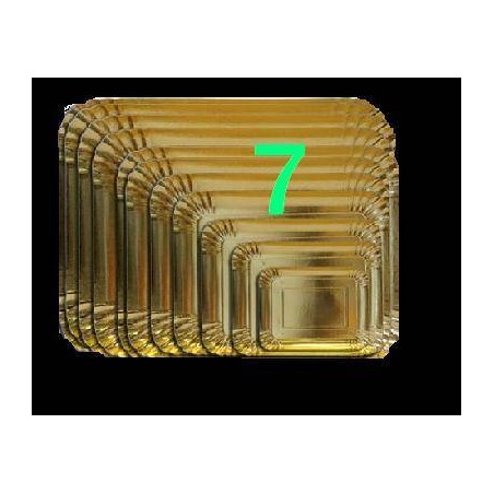 VASSOIO CARTONE ORO N°7 33x26 2 PEZZI
