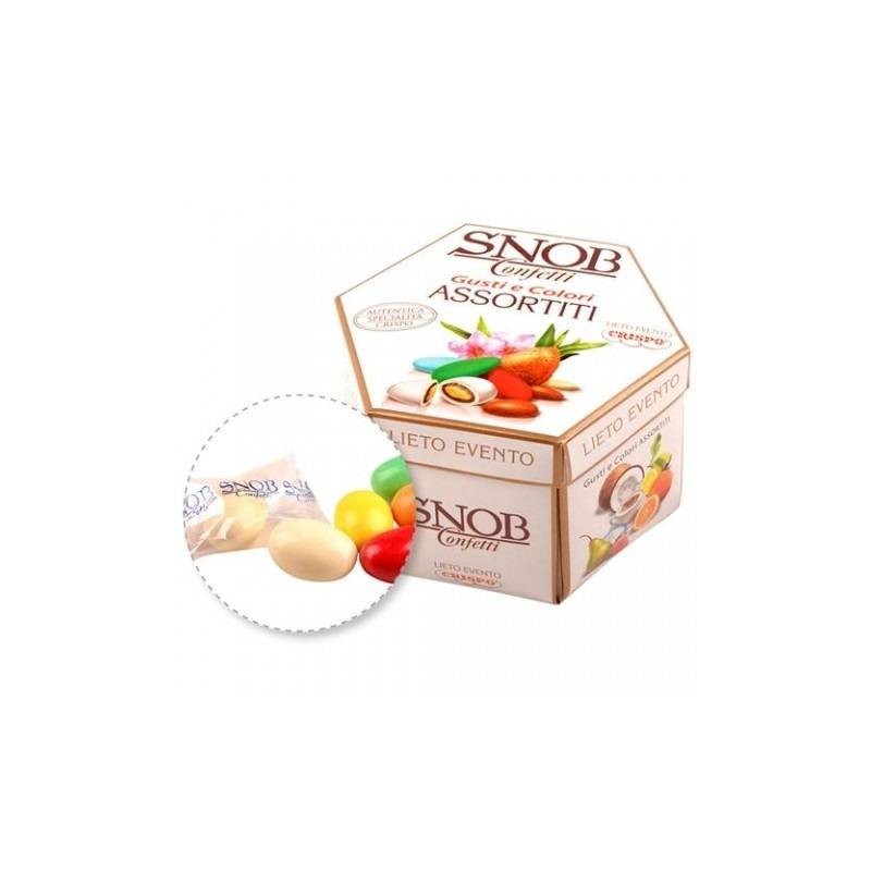 CONFETTI SNOB LIETO EVENTO IMB. SING. ASSORTITI COLOR 500gr