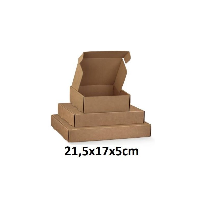 SCATOLA FAST 21,5x17x5cm AVANA LISCIA 10pz