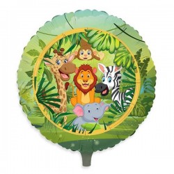 PALLONE MYLAR GIUNGLA 45cm