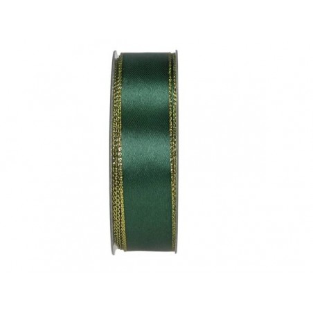 NASTRO DOUBLE BORDO ORO mm25x25mt 111-VERDE