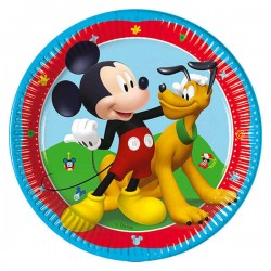 PIATTI DESSERT 20cm TOPOLINO ROCK THE HOUSE 8pz