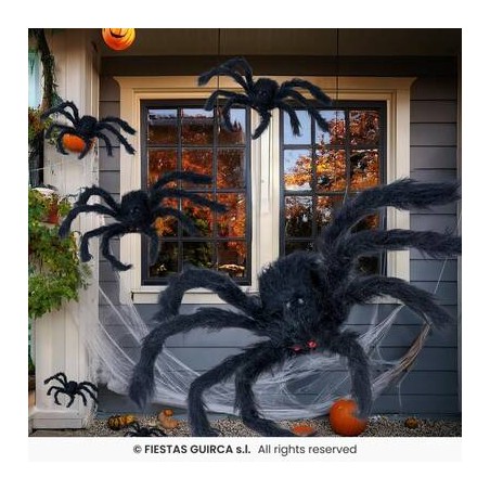 RAGNO NERO PELOSO 150cm