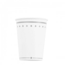 BICCHIERI CARTA 250cc ARGENTO GRACE 8pz