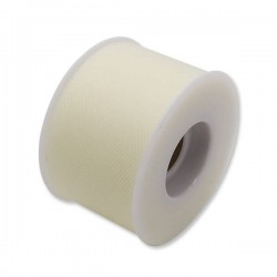 TULLE ROTOLO cm5x50mt AVORIO BIG
