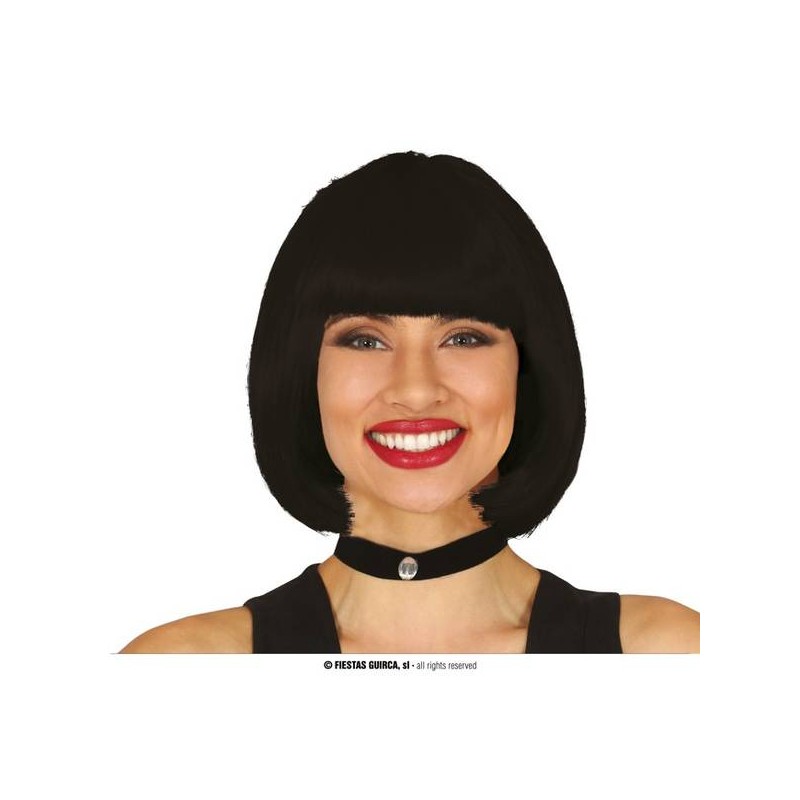 PARRUCCA MEDIA LUNGHEZZA NERA 100gr