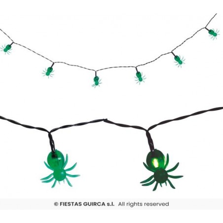 GHIRLANDA LED 10 RAGNI A PILE
