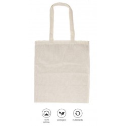 BORSA IN COTONE NEUTRA 38x42cm