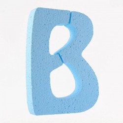 LETTERA POLISTIROLO PASTELLO mm120x90 M FUCSIA