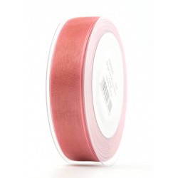 NASTRO ORGANZA mm25x50mt ROSA