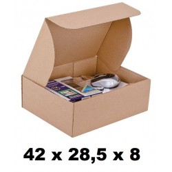 SCATOLA E-COMMERCE FUSTELLATA MOD.M 42x28,5x8cm