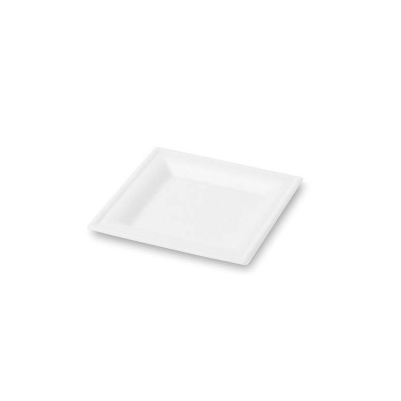 PIATTI QUADRATI POLPA 16x16cm BIODEGRADABILI 50pz Byò