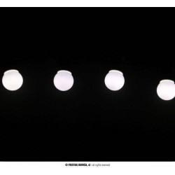 LUCE DA ESTERNO GHIRLANDA 10 LAMPADINE BIANCHE IP44