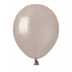 PALLONCINI COLOR 5 12cm ARGENTO 100pz