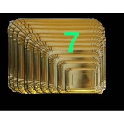 VASSOIO CARTONE ORO N°7 33x26 2 PEZZI