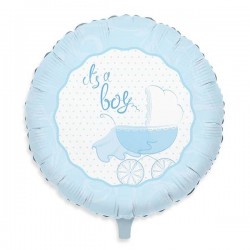 PALLONE MYLAR 18 IT S A BOY 45cm