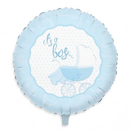 PALLONE MYLAR 18 IT S A BOY 45cm