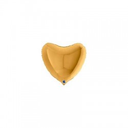 PALLONE MYLAR CUORE 36 91cm ORO